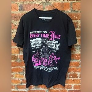 Every Time I Die x Violent Gentlemen Slim Fit Black Metal Band Tee